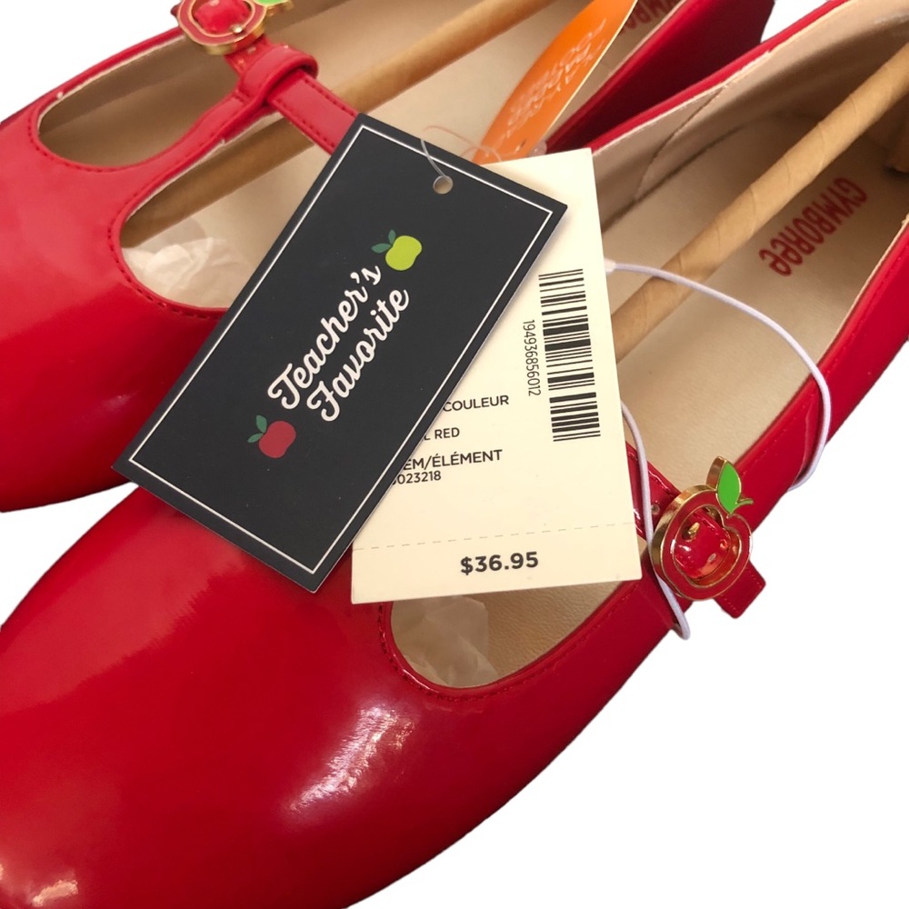 Gymboree Red Apple T-strap Mary Janes size 3 - Picture 15 of 15
